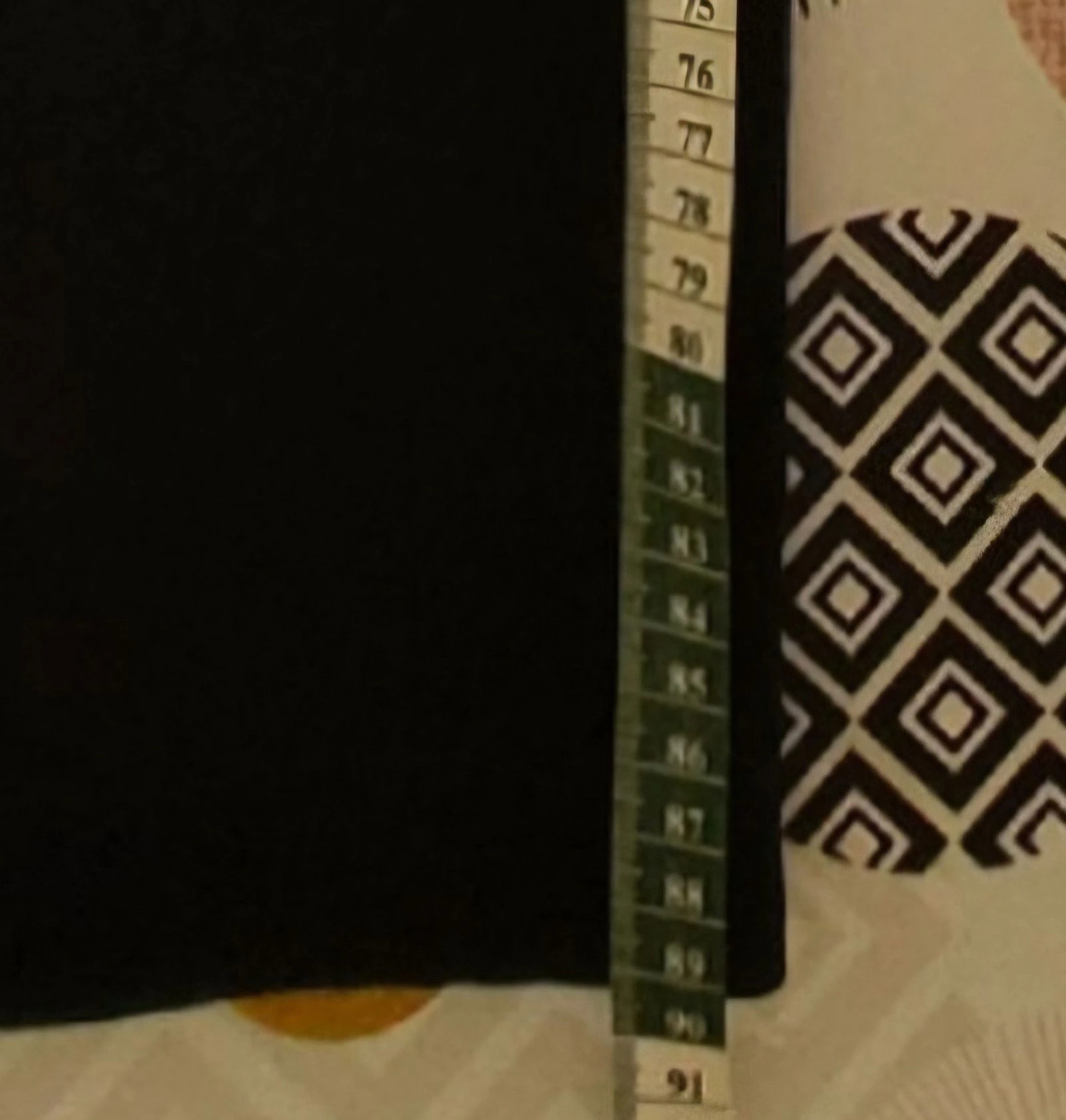 H&M Calça Preta TM/TFr38-Preta-Corte Justo e Cintura Elástica em BE – photo 13
